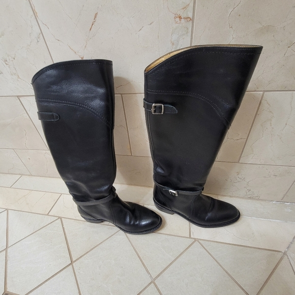 Frye leather over the Knee Riding boots. - Picture 3 of 12